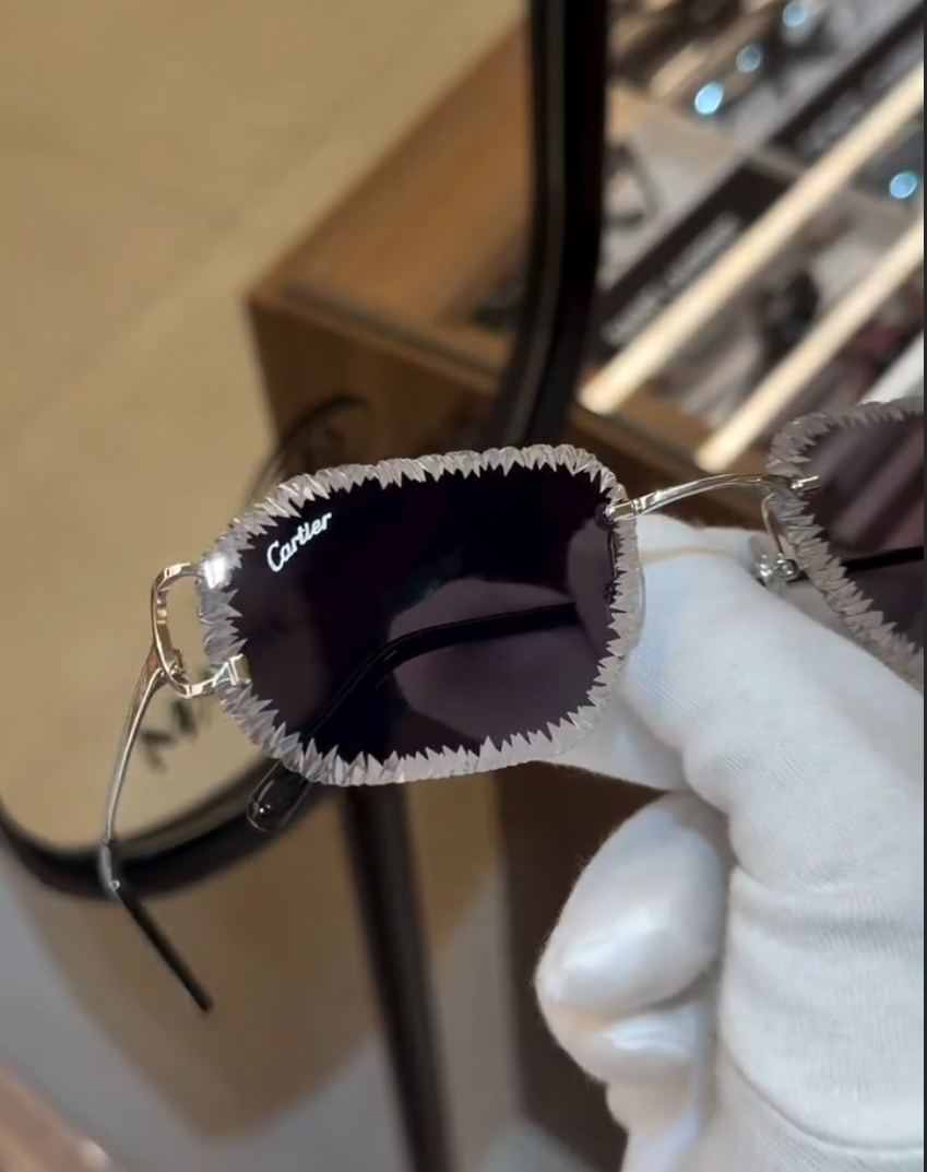 Urban FRED Rimless - Diamond Cut Lens Sunglasses VVip