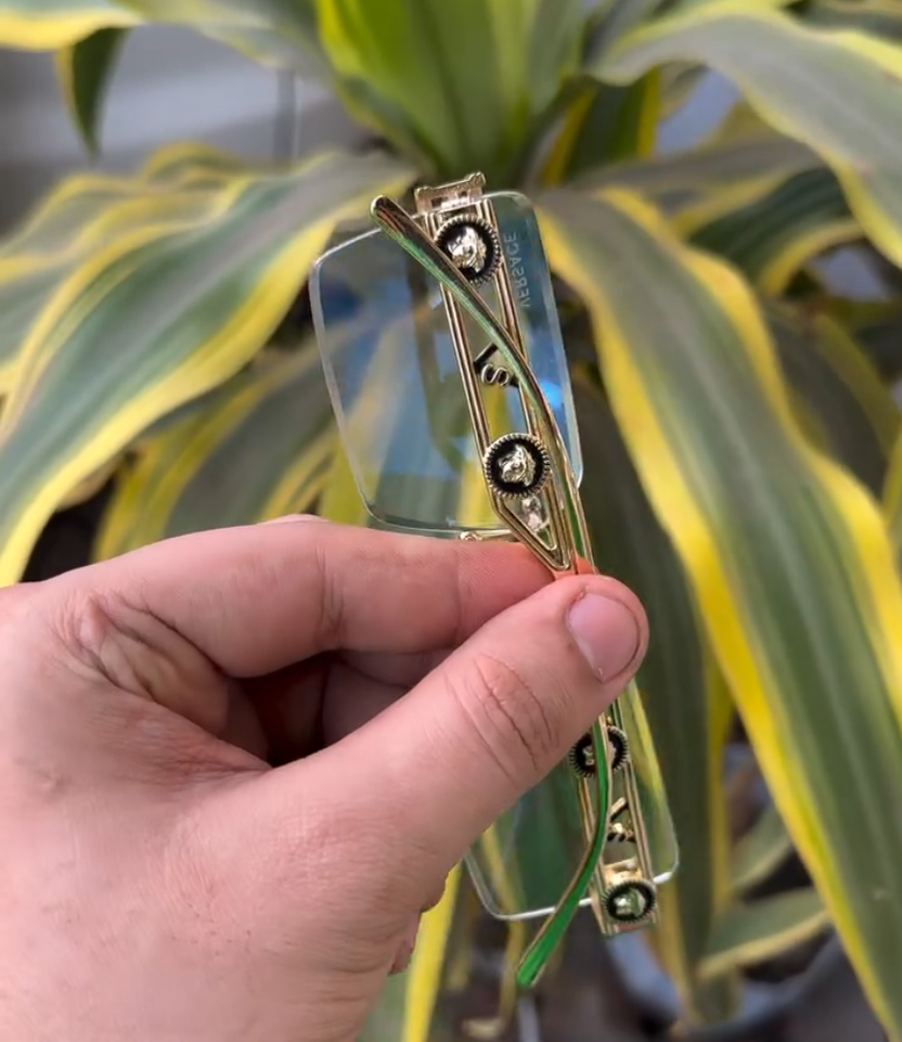 Urban  FRED Rimless - Diamond Cut Lens Sunglasses VVip