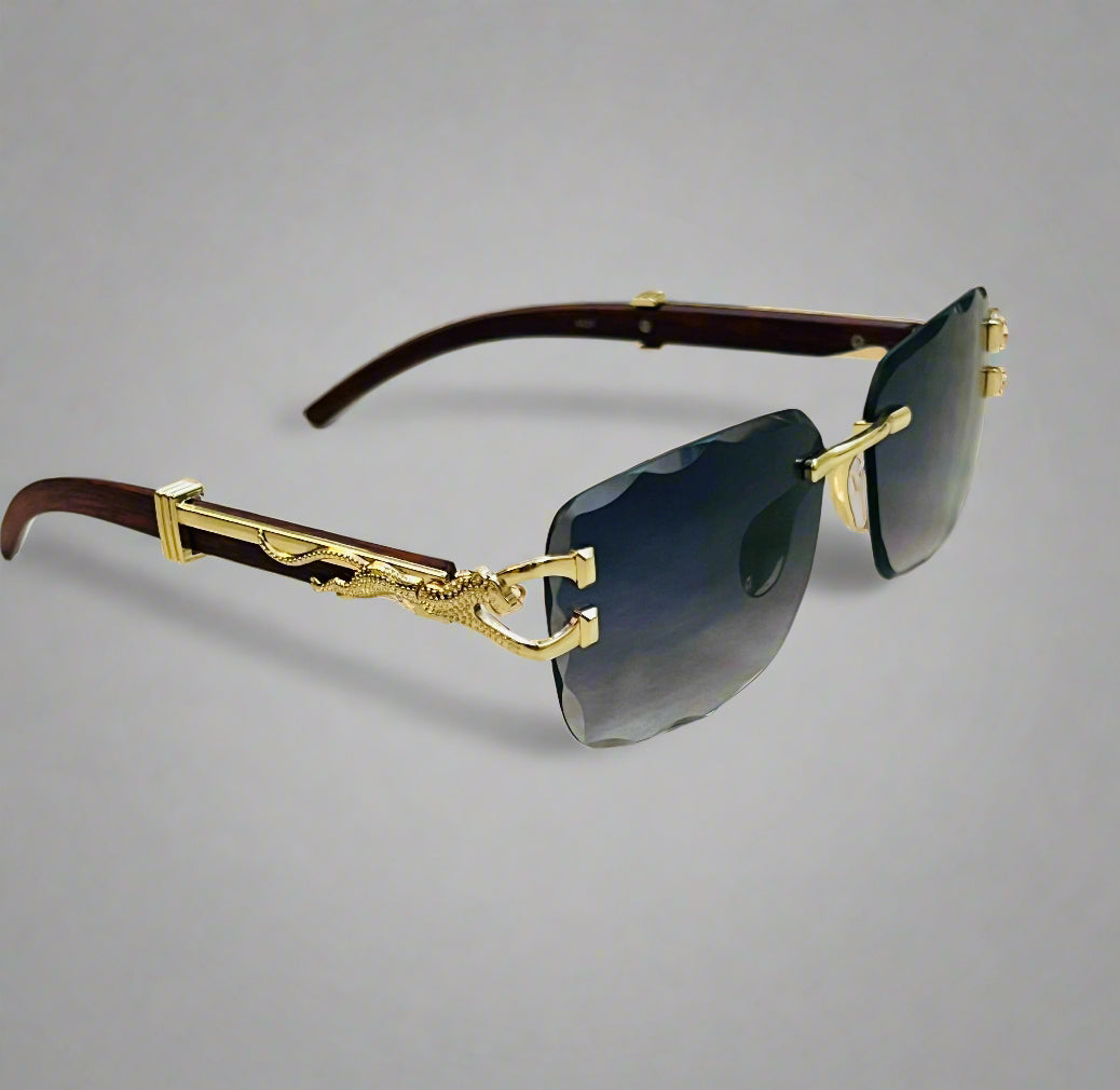 Jaguar Glasses Diamond Cut Style A+ Quality | 001